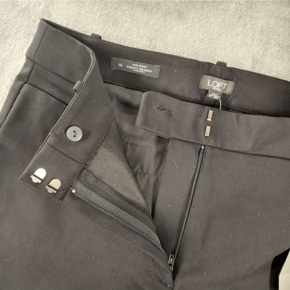 Loft Women's Black Dress Pants Size 12 NWT - Picture 9 of 16